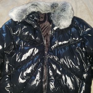 Moncler type shiny puffy jacket